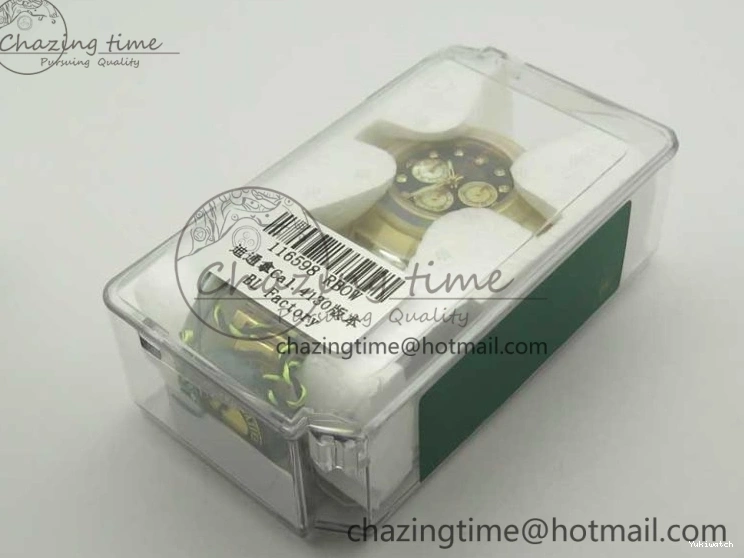 Edition Crystal Best BLF Bracelet on Black Dial YG YG Rainbow Daytona A4130 116589RBOW 0316